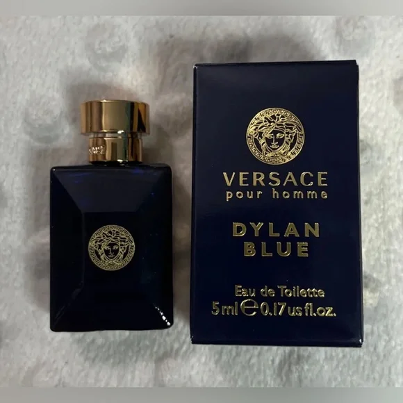 Versace Pour Homme Dylan Blue Eau De Toilette 5ml Miniature Fragrance NEW - Picture 1 of 4